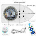 Remote Control Colorful Starry Sky Projection Lamp LED Laser Decoration Boat Star Projector